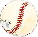Ed Lynch Autographed Official NL Baseball New York Mets, Chicago Cubs Beckett BAS QR #BM25653