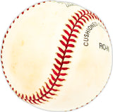 Ed Lynch Autographed Official NL Baseball New York Mets, Chicago Cubs Beckett BAS QR #BM25653