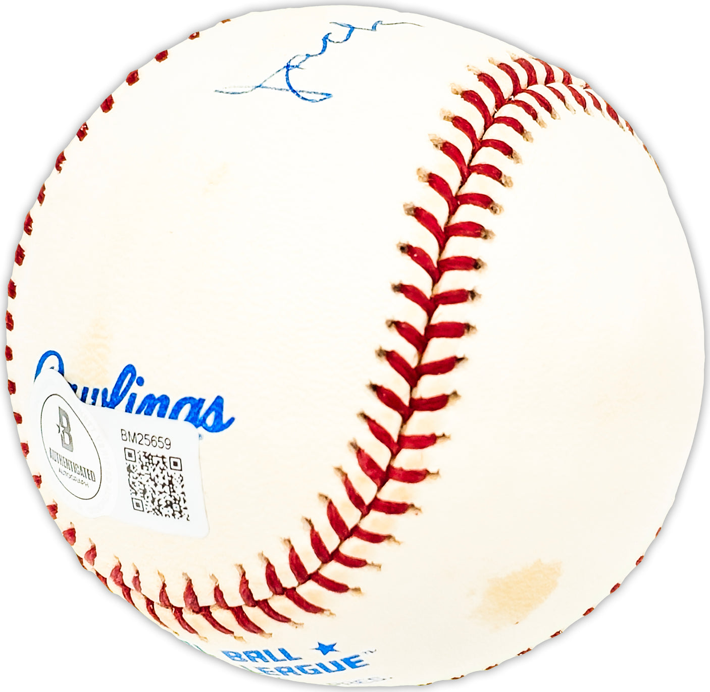 Jack Phillips Autographed Official AL Baseball New York Yankees, Detroit Tigers Beckett BAS QR #BM25659