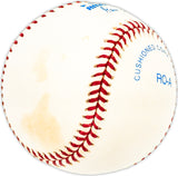 Jack Phillips Autographed Official AL Baseball New York Yankees, Detroit Tigers Beckett BAS QR #BM25659