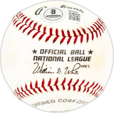 Bobby Tolan Autographed Official NL Baseball Cincinnati Reds, St. Louis Cardinals Beckett BAS QR #BM25660