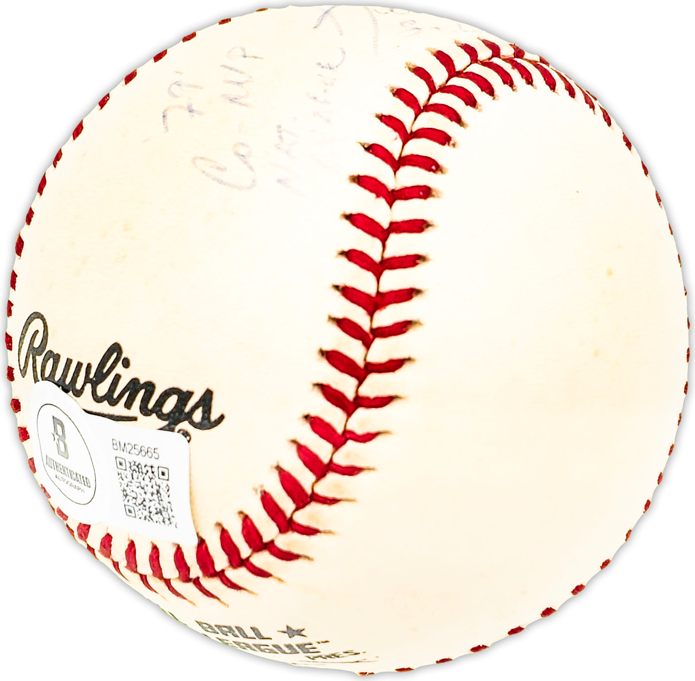 Keith Hernandez Autographed Official NL Baseball St. Louis Cardinals "79 Co-MVP NL" Beckett BAS QR #BM25665