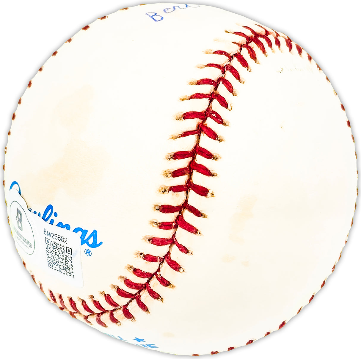 Bert Shepard Autographed Official AL Baseball Washington Senators World War 2 Pitched With One Leg Beckett BAS QR #BM25682