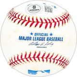 Dick Hughes Autographed Official MLB Baseball St. Louis Cardinals Beckett BAS QR #BM25684