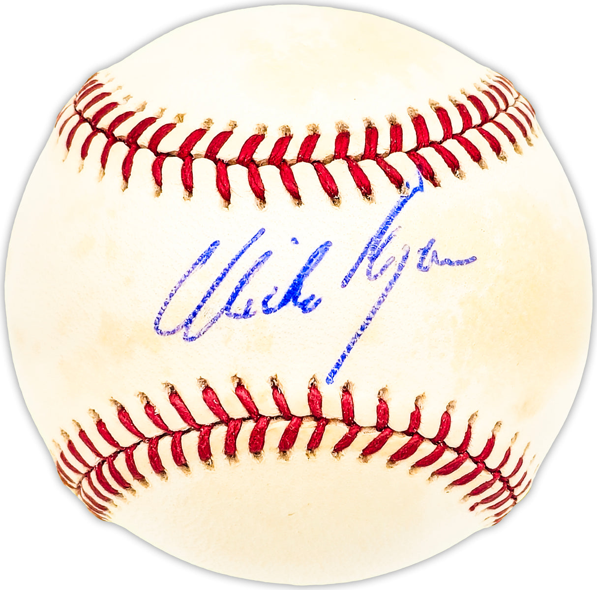 Mike Ryan Autographed Official NL Baseball Boston Red Sox, Philadelphia Phillies Beckett BAS QR #BM25695