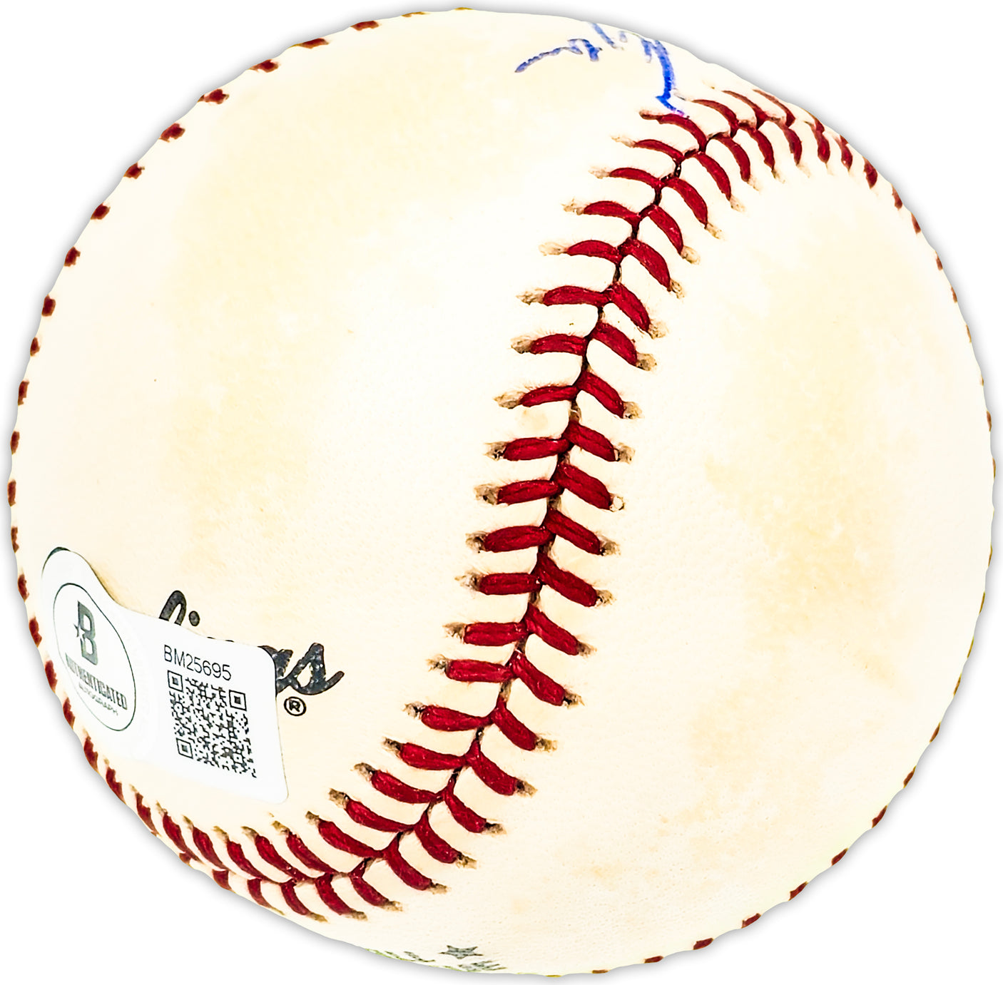 Mike Ryan Autographed Official NL Baseball Boston Red Sox, Philadelphia Phillies Beckett BAS QR #BM25695