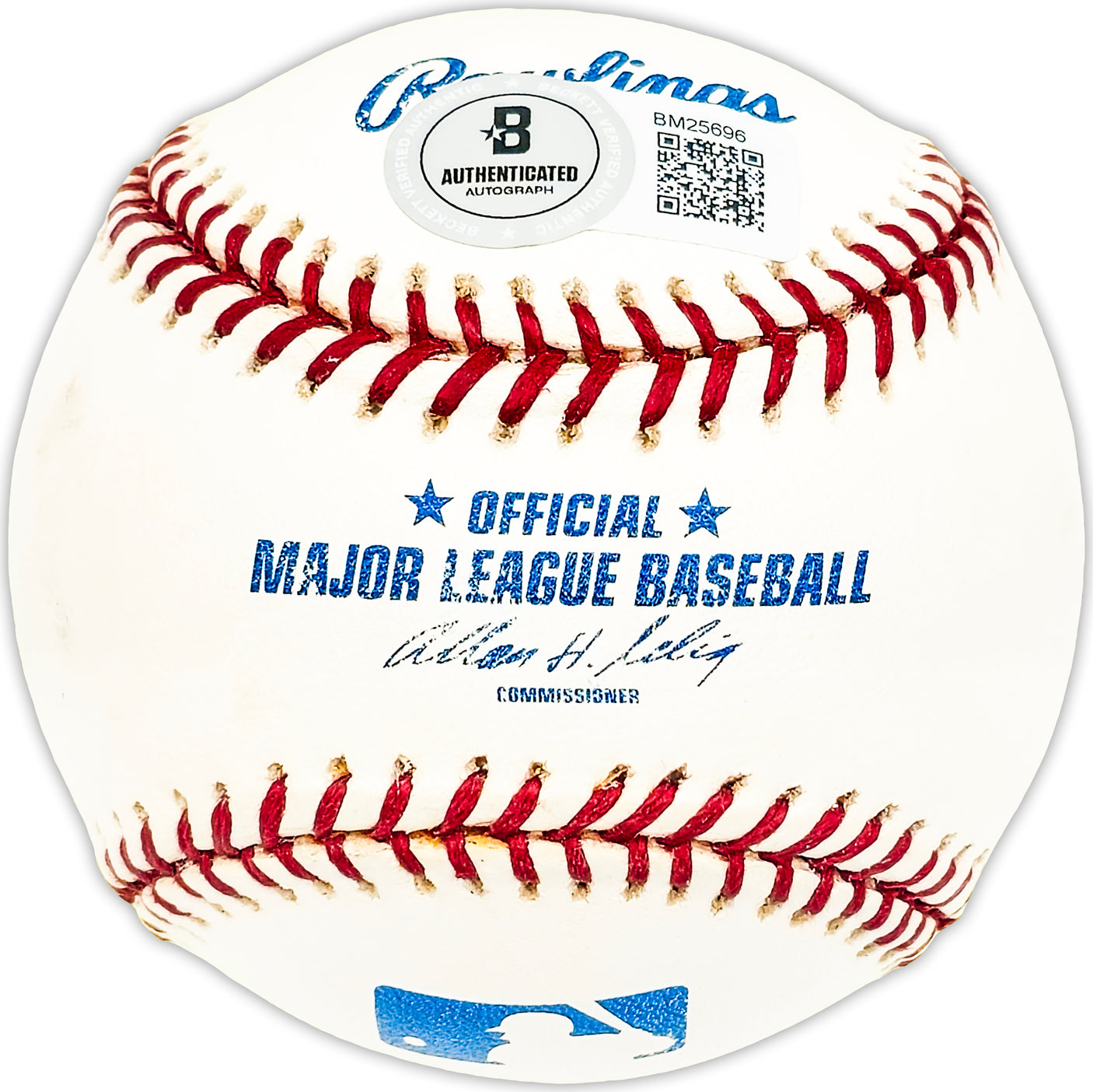 Herm Reich Autographed Official MLB Baseball Chicago Cubs Beckett BAS QR #BM25696