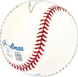 Herm Reich Autographed Official MLB Baseball Chicago Cubs Beckett BAS QR #BM25696