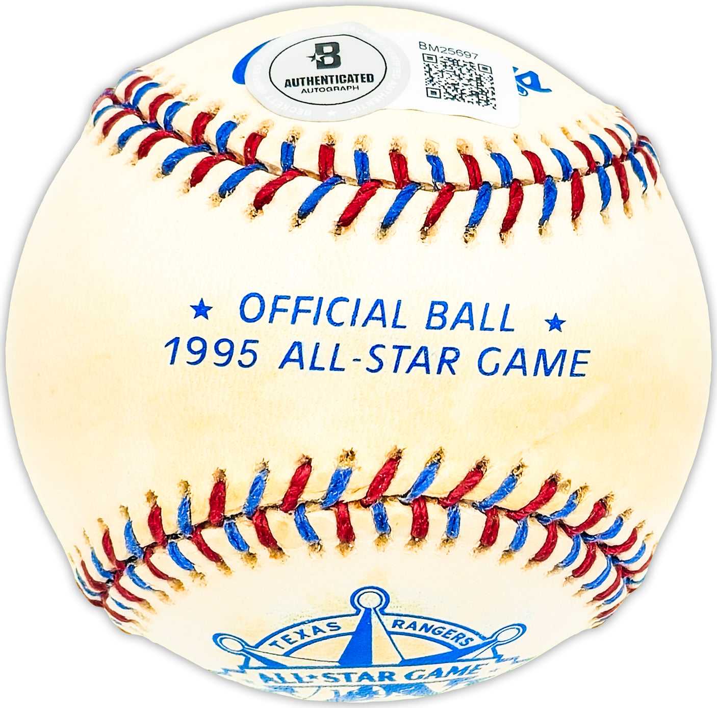Pumpsie Green Autographed Official 1995 All Star Game Logo Baseball Boston Red Sox Beckett BAS QR #BM25697