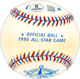 Pumpsie Green Autographed Official 1995 All Star Game Logo Baseball Boston Red Sox Beckett BAS QR #BM25697