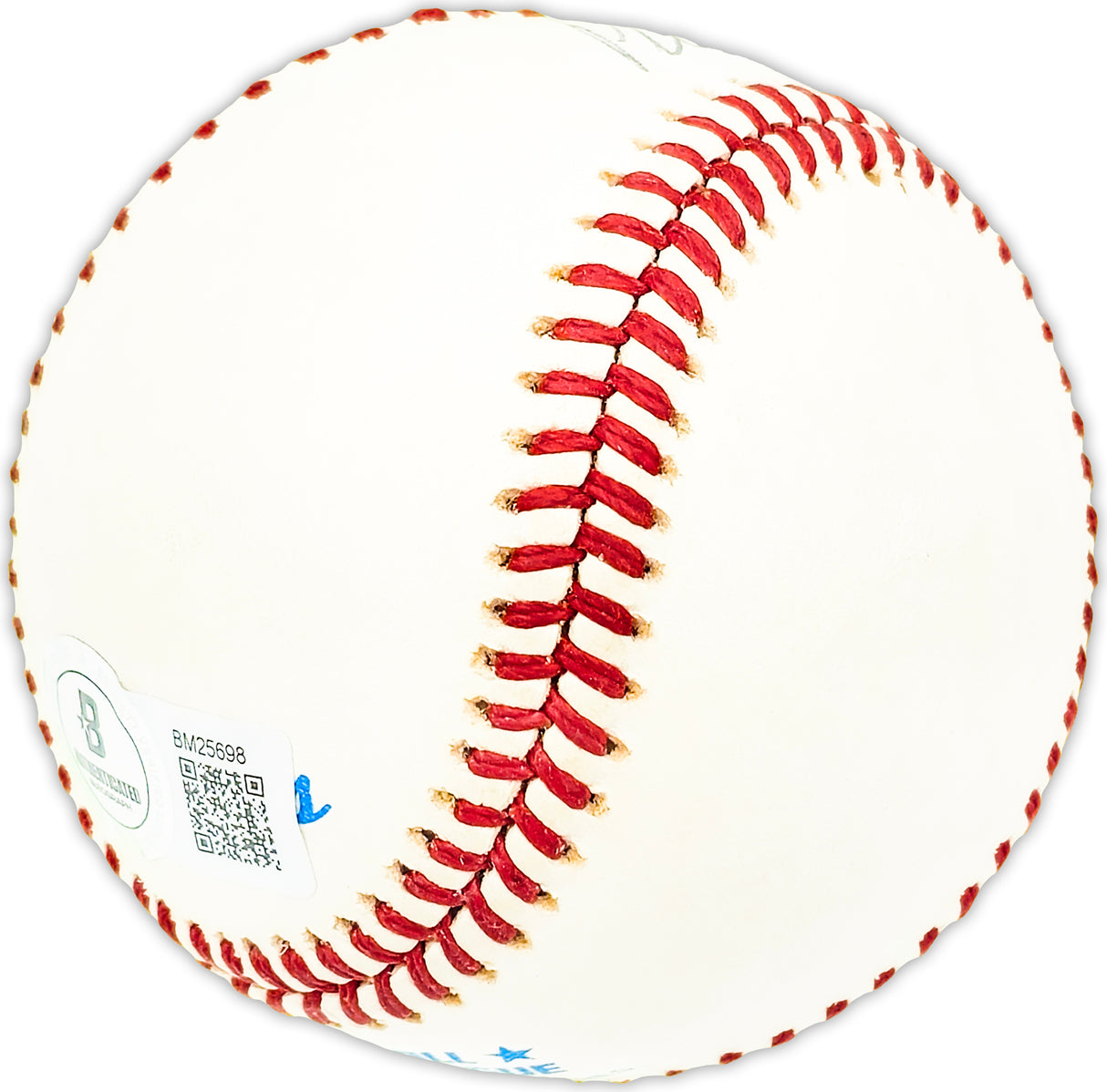 Pete Burnside Autographed Official AL Baseball Giants, Senators Beckett BAS QR #BM25698