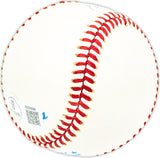 Pete Burnside Autographed Official AL Baseball Giants, Senators Beckett BAS QR #BM25698