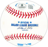 George Alusik Autographed Official MLB Baseball Detroit Tigers Beckett BAS QR #BM25699