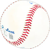 Gordy MacKenzie Autographed Official MLB Baseball KC A's "61 KC A's" Beckett BAS QR #BM25700
