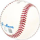 Bobby Wilkins Autographed Official AL Baseball Philadelphia A's Beckett BAS QR #BM25706