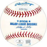 Tom Browning Autographed Official MLB Baseball Cincinnati Reds "P.G. 9-16-88" Beckett BAS QR #BM25709