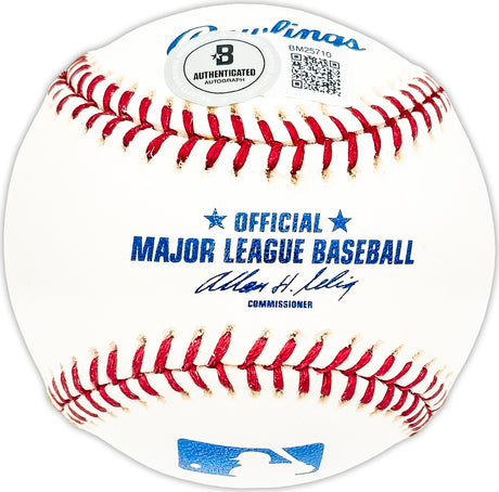 Tom Borland Autographed Official MLB Baseball Boston Red Sox "Bosox 60-61" Beckett BAS QR #BM25710