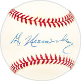 Guillermo Willie Hernandez Autographed Official AL Baseball Detroit Tigers Beckett BAS QR #BM25712