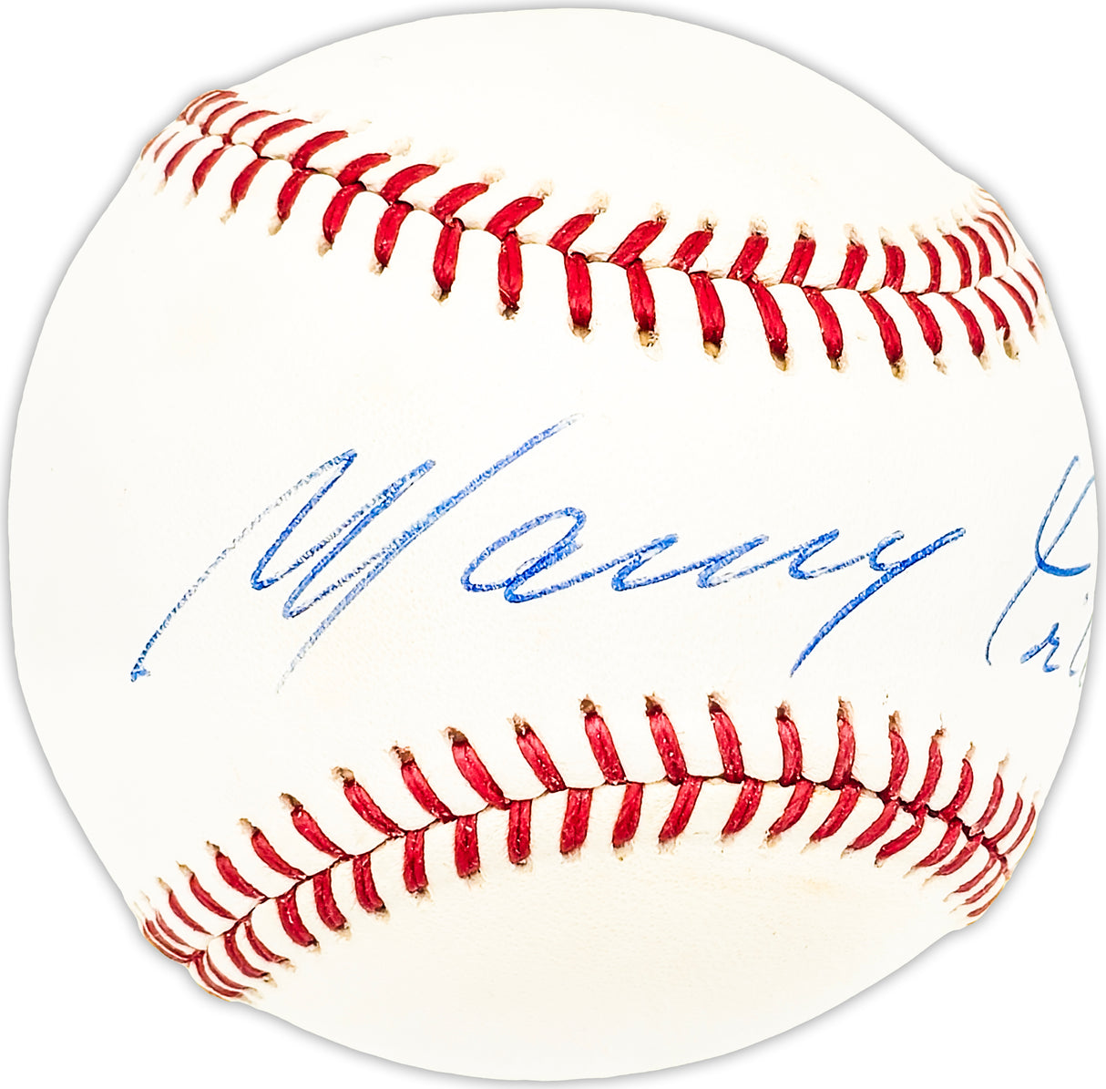 Manny Trillo Autographed Official NL Baseball Philadelphia Phillies, Chicago Cubs Beckett BAS QR #BM25713