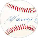 Manny Trillo Autographed Official NL Baseball Philadelphia Phillies, Chicago Cubs Beckett BAS QR #BM25713