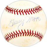 Terry Moore Autographed Official NL Baseball St. Louis Cardinals Beckett BAS QR #BM25721