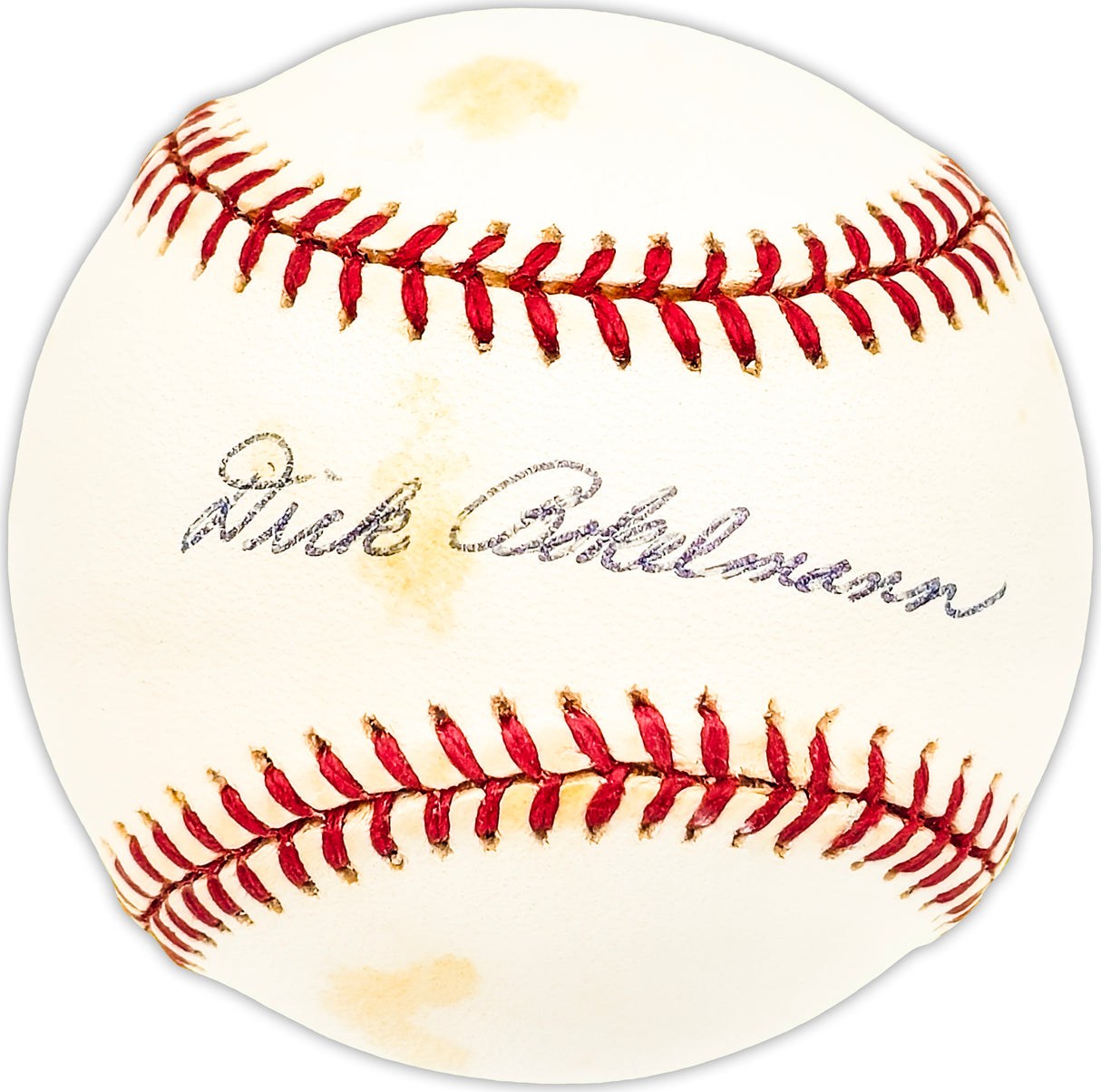 Dick Bokelmann Autographed Official NL Baseball St. Louis Cardinals Beckett BAS QR #BM25727