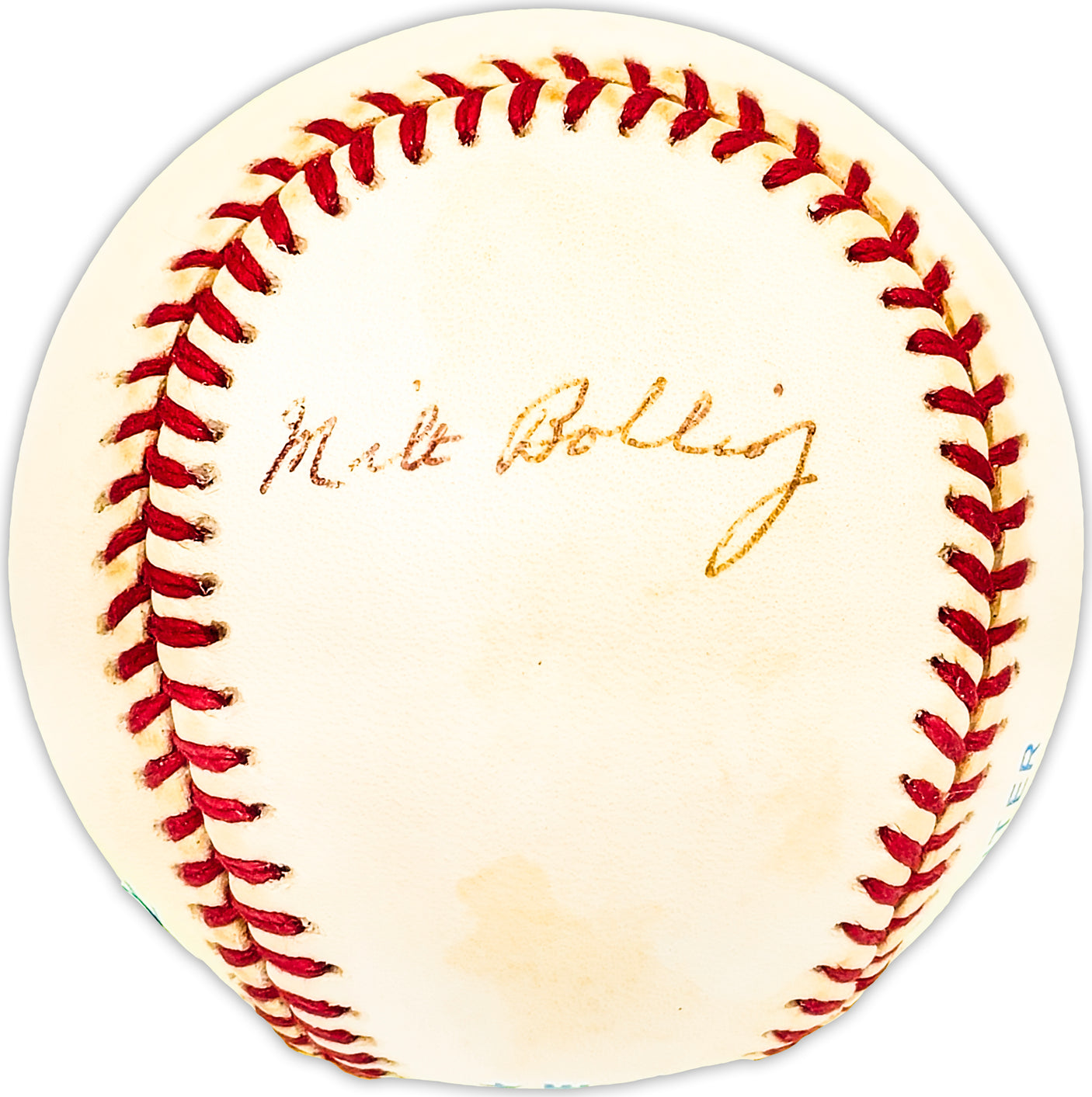 Milt Bolling Autographed Official AL Baseball Boston Red Sox, Detroit Tigers Beckett BAS QR #BM25732