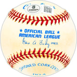 Milt Bolling Autographed Official AL Baseball Boston Red Sox, Detroit Tigers Beckett BAS QR #BM25732