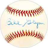 Bill Glynn Autographed Official AL Baseball Cleveland Indians Beckett BAS QR #BM25734