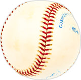 Bill Glynn Autographed Official AL Baseball Cleveland Indians Beckett BAS QR #BM25734