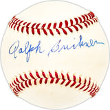 Ralph Brickner Autographed Official NL Baseball Boston Red Sox Beckett BAS QR #BM25741