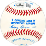 Lou Limmer Autographed Official AL Baseball Philadelphia A's Beckett BAS QR #BM25744