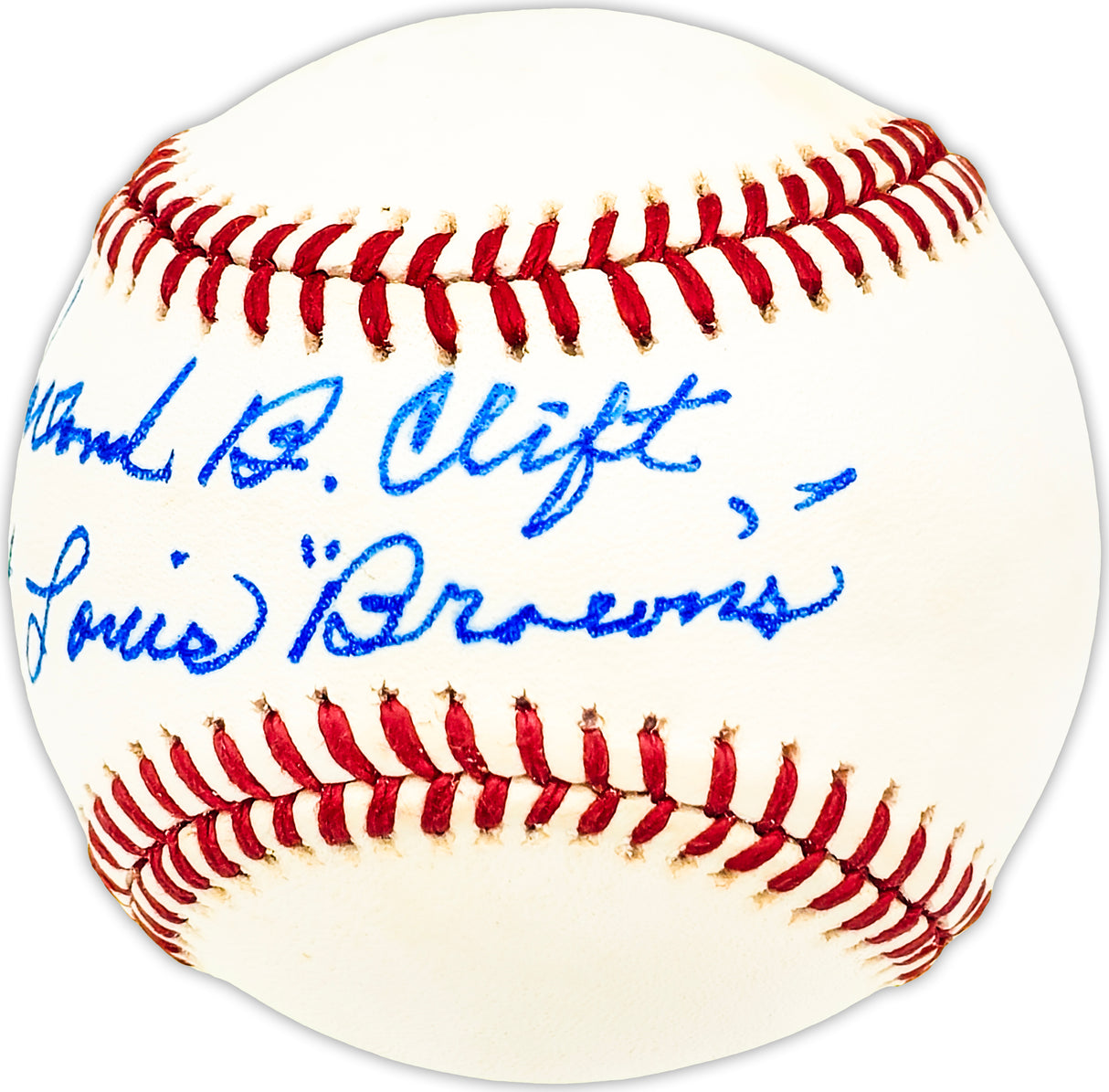 Harlond Clift Autographed Official AL Baseball St. Louis Browns Beckett BAS QR #BM25746