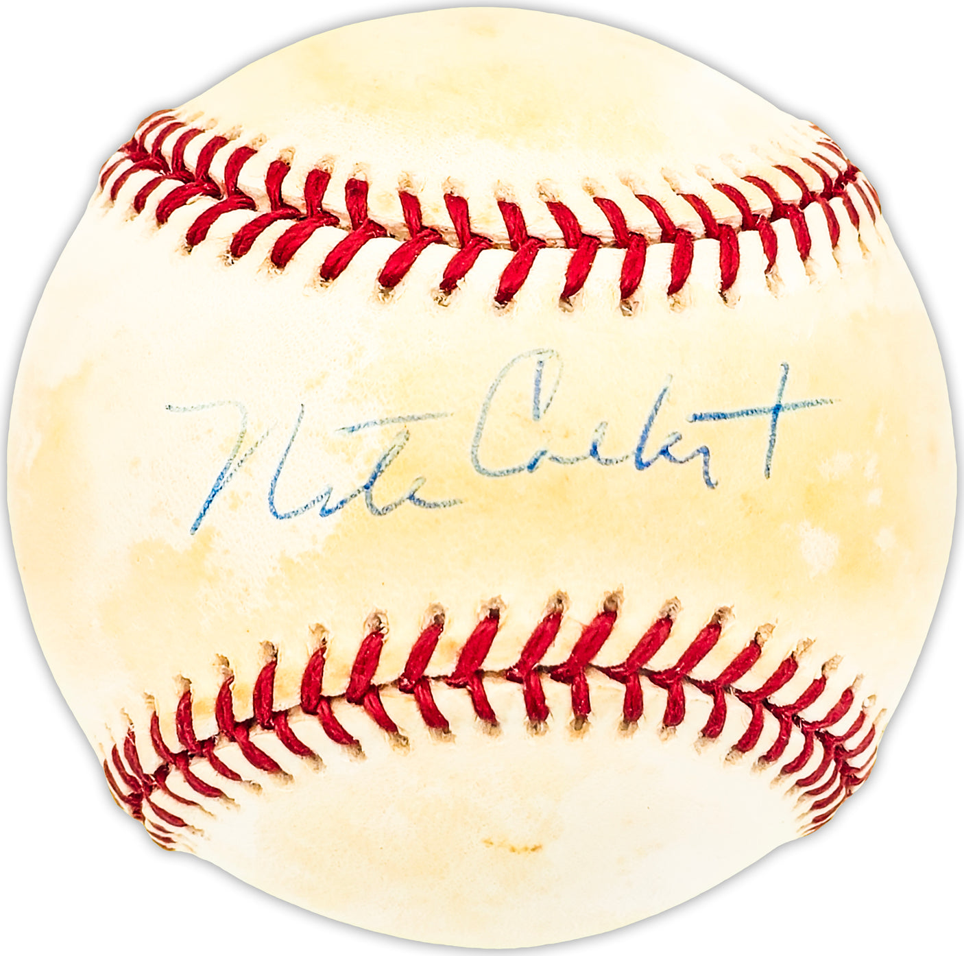 Nate Colbert Autographed Official MLB Baseball Detroit Tigers, San Diego Padres Beckett BAS QR #BM25747