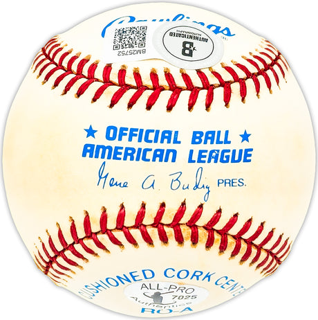 Jim Colborn Autographed Official AL Baseball Kansas City Royals "No-Hitter 5/14/77" Beckett BAS QR #BM25752