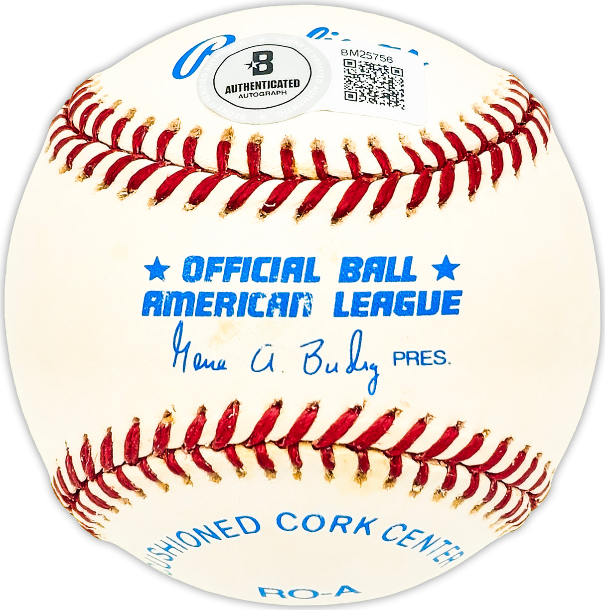 Bill Klaus Autographed Official AL Baseball Boston Red Sox, Baltimore Orioles Beckett BAS QR #BM25756