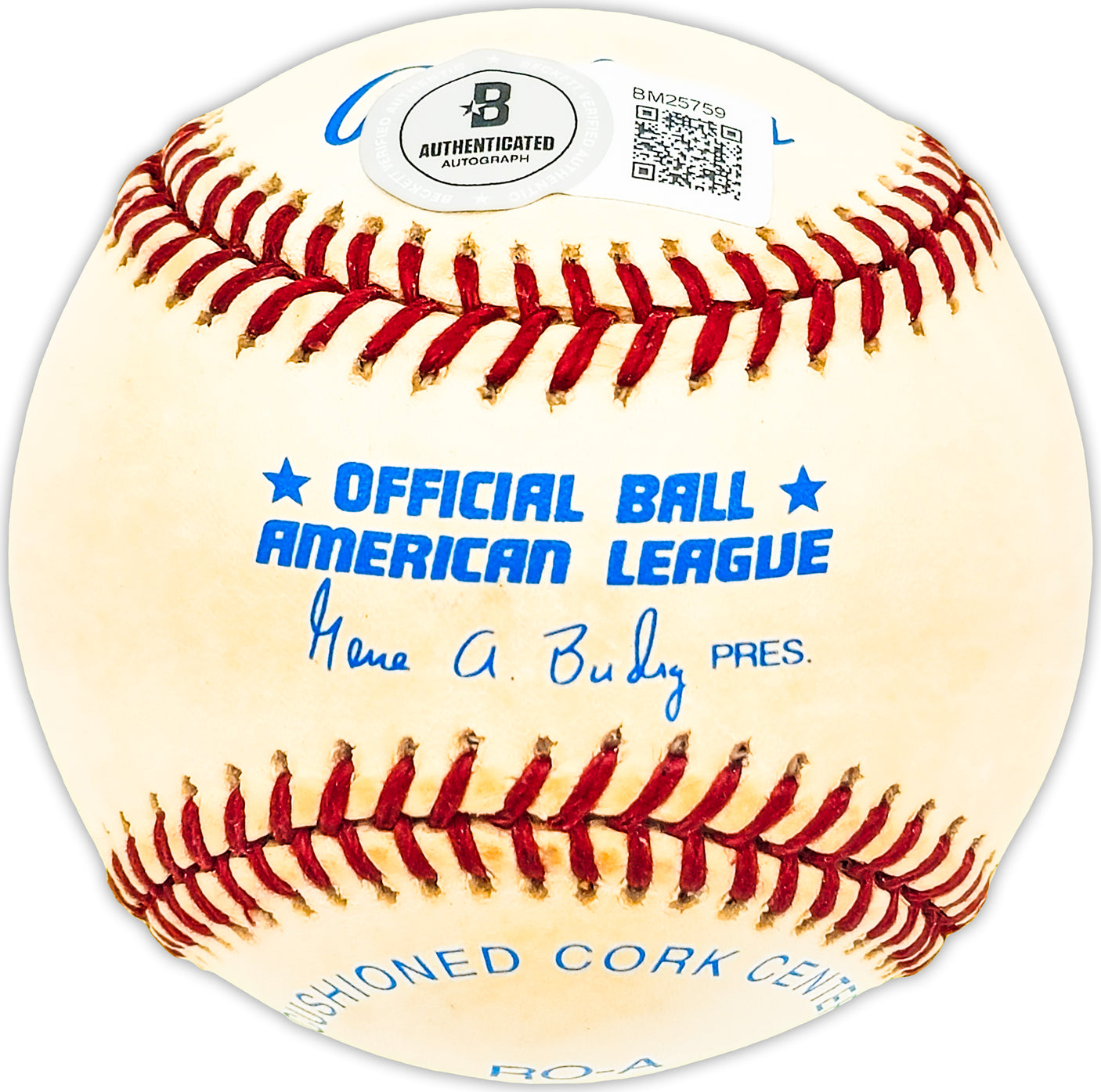 Bob Keegan Autographed Official AL Baseball Chicago White Sox "No Hitter 8-20-57" Beckett BAS QR #BM25759