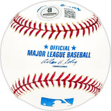 Bob Roselli Autographed Official MLB Baseball Chicago White Sox, Atlanta Braves Beckett BAS QR #BM25762