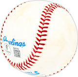 Dave Hillman Autographed Official AL Baseball Boston Red Sox, Chicago Cubs Beckett BAS QR #BM25784