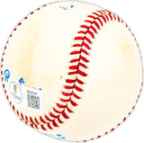 Clay Dalrymple Autographed Official AL Baseball Philadelphia Phillies, Baltimore Orioles Beckett BAS QR #BM25787