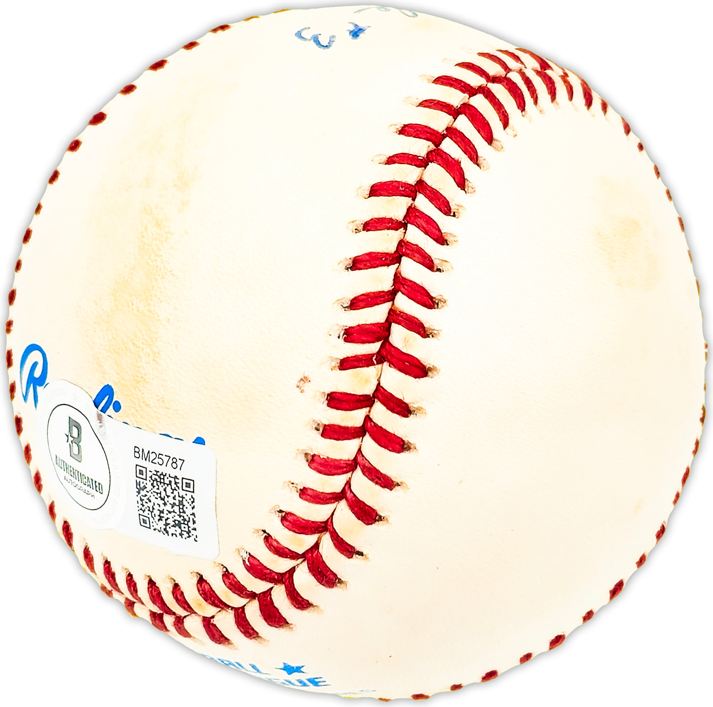 Clay Dalrymple Autographed Official AL Baseball Philadelphia Phillies, Baltimore Orioles Beckett BAS QR #BM25787