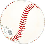 Bob Miller Autographed Official NL Baseball Cincinnati Reds, New York Mets Beckett BAS QR #BM25790