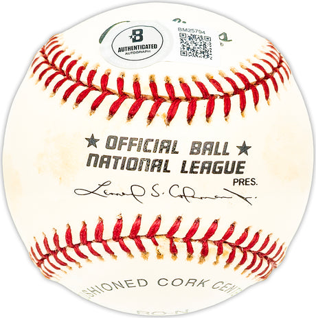 Andy Kosco Autographed Official NL Baseball Los Angeles Dodgers, New York Yankees Beckett BAS QR #BM25794