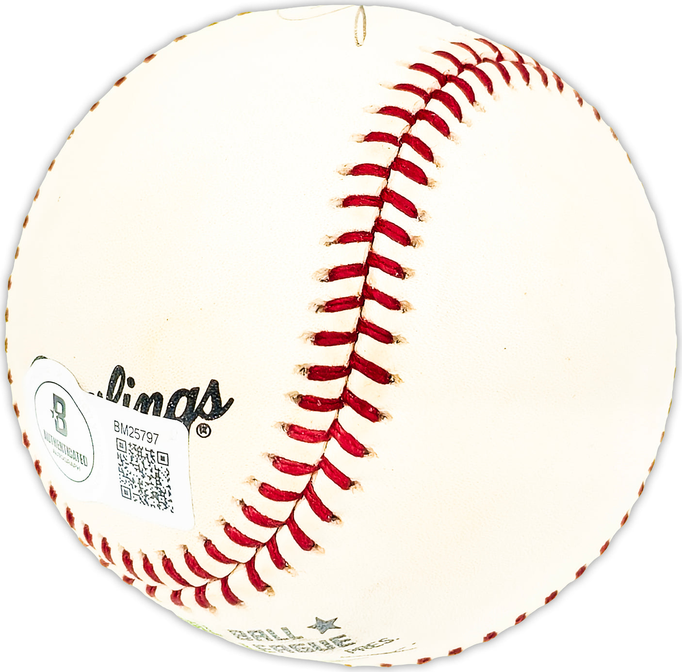 Jerry Martin Autographed Official NL Baseball Philadelphia Phillies, Chicago Cubs Beckett BAS QR #BM25797