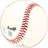 Jerry Martin Autographed Official NL Baseball Philadelphia Phillies, Chicago Cubs Beckett BAS QR #BM25797