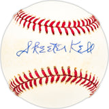 Everett Skeeter Kell Autographed Official AL Baseball Philadelphia A's Beckett BAS QR #BM25834