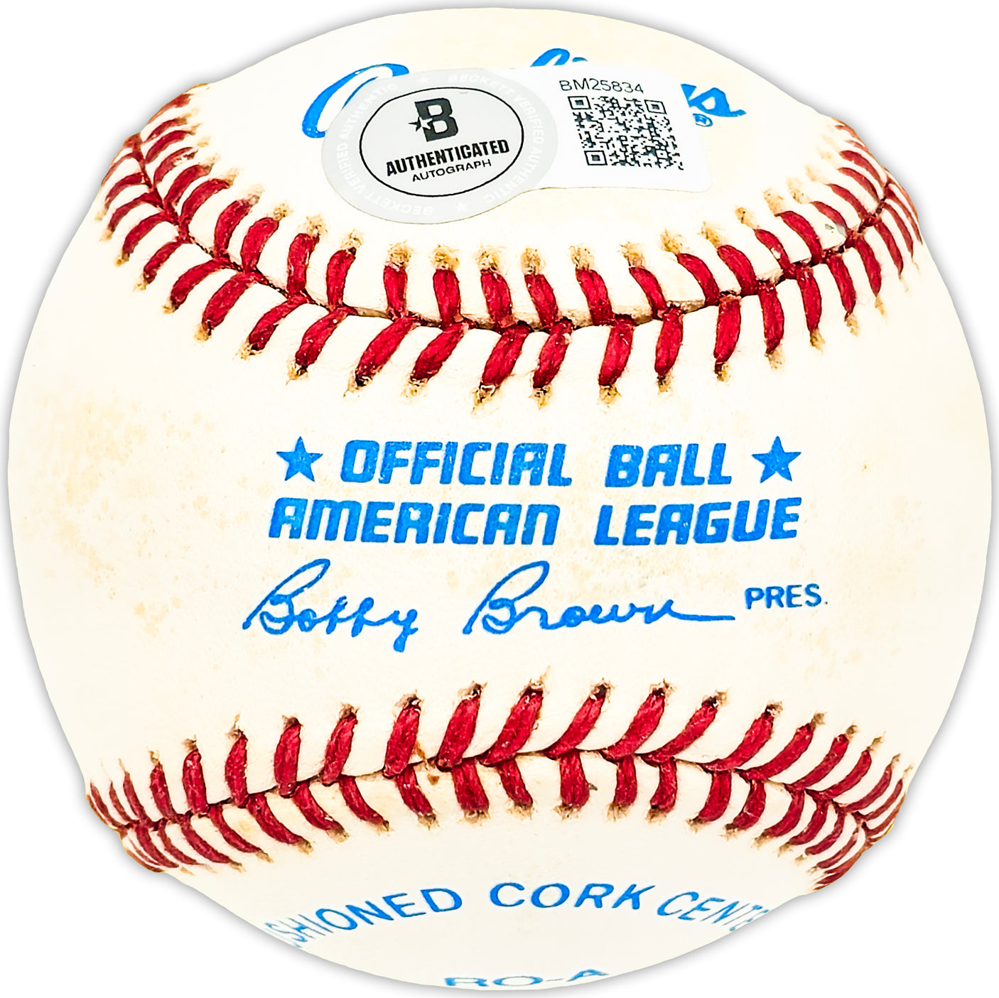 Everett Skeeter Kell Autographed Official AL Baseball Philadelphia A's Beckett BAS QR #BM25834