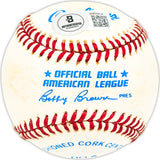 Everett Skeeter Kell Autographed Official AL Baseball Philadelphia A's Beckett BAS QR #BM25834