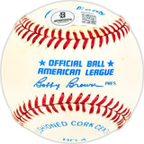 Jim Brosnan Autographed Official AL Baseball Cincinnati Reds, Chicago Cubs Beckett BAS QR #BM25843