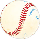 Jim Brosnan Autographed Official AL Baseball Cincinnati Reds, Chicago Cubs Beckett BAS QR #BM25843